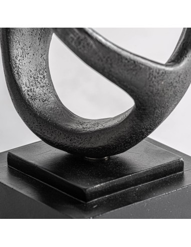 Figura Decorativa de Resina Negra – Vical Home...