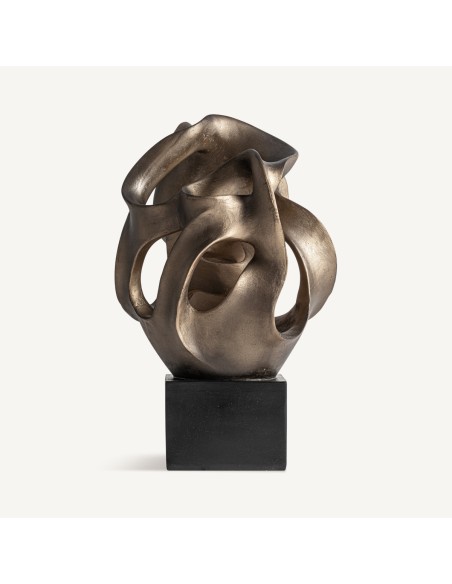 Figura Decorativa de Resina Negra – Vical Home Diseño Moderno y Sofisticado