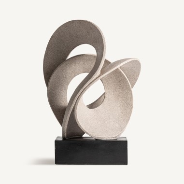 Figura Decorativa Metis en Resina Negra – Vical...