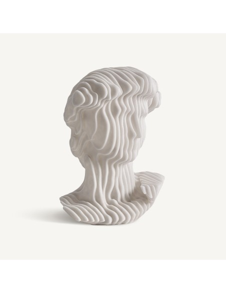 Busto Decorativo en Resina Gris – Vical Home Diseño Moderno y Sofisticado
