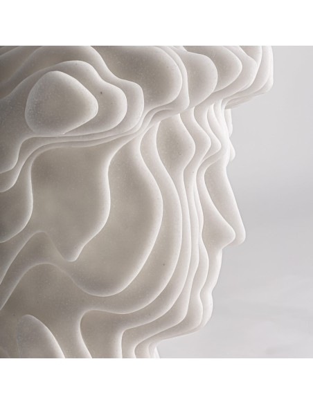 Busto Decorativo en Resina Gris – Vical Home Diseño Moderno y Sofisticado