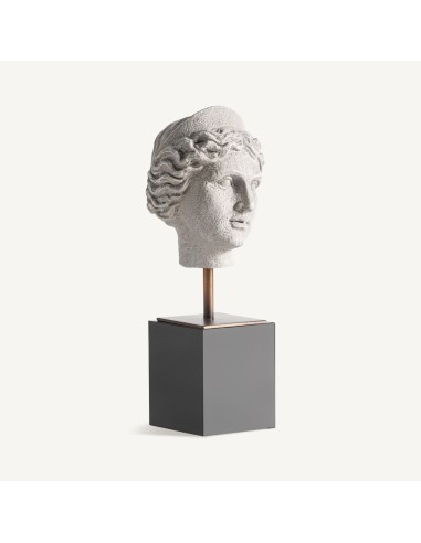 Figura Decorativa en Resina Blanco Roto y Negro – Vical Home Diseño Exclusivo