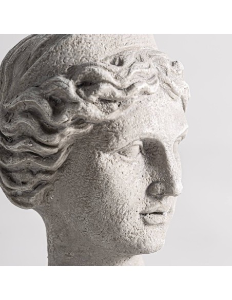 Figura Decorativa en Resina Blanco Roto y Negro – Vical Home Diseño Exclusivo