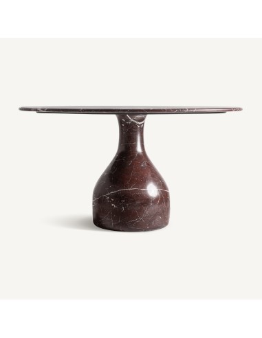 Mesa de Comedor Bourg Contemporánea en Mármol Burdeos Brillo – Vical Home