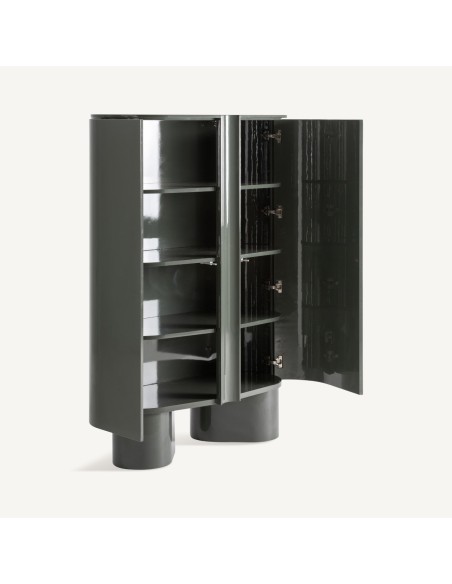 Armario Saxby Contemporáneo en Madera DM Verde Brillo – Vical Home