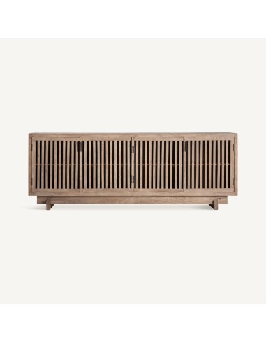 Aparador Gabia en Madera de Mango con Puertas Enrejadas – VicalDesign