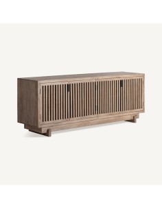 Aparador Gabia en Madera de Mango con Puertas Enrejadas –... 2