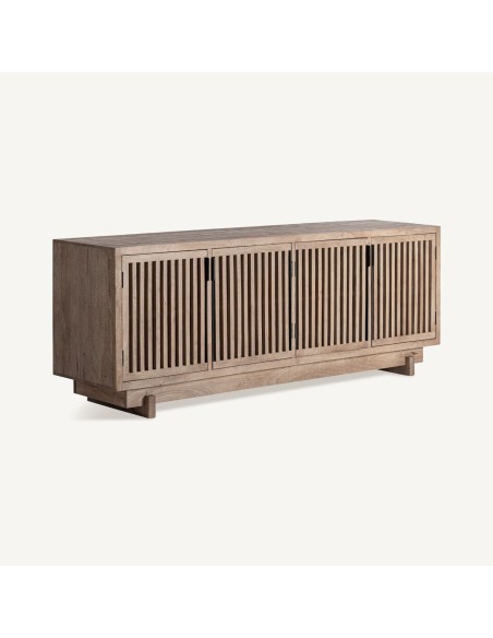 Aparador Gabia en Madera de Mango con Puertas Enrejadas – VicalDesign
