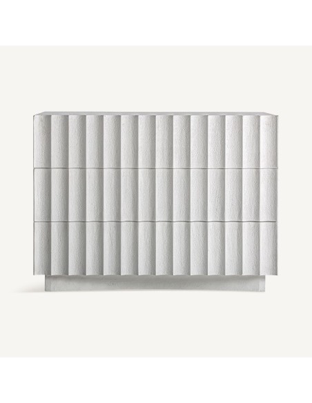 Cómoda Saundby en Madera de Mango Blanca – Estilo Contemporáneo | Vical Home