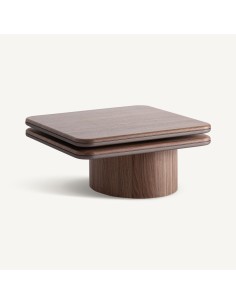 Mesa de Centro Kexby en Nogal y Hierro – Estilo... 2