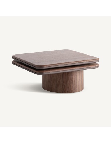 Mesa de Centro Kexby en Nogal y Hierro – Estilo...