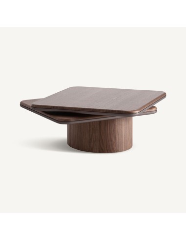 Mesa de Centro Kexby en Nogal y Hierro – Estilo...