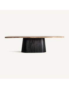 Mesa Comedor Knaith de Madera de Mango y Acacia – Vical Home