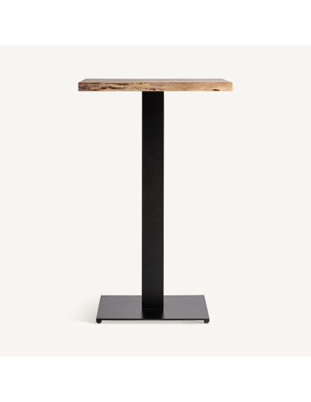 Mesa Bar Stow de Vical Home – Estilo Industrial en Madera y Hierro