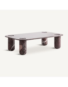 Mesa de Centro Bourg de Vical Home – Mármol Burdeos con... 2