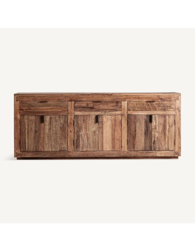 Aparador Backlyn de Vical Home – Estilo Rústico en Madera Recuperada y Hierro Negro