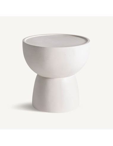 Mesa de Centro Naima en Hormigón Armado Blanco...