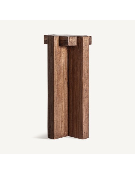 Mesa Auxiliar Brutalist VicalDesign 43x43x90 cm – Escultura Funcional