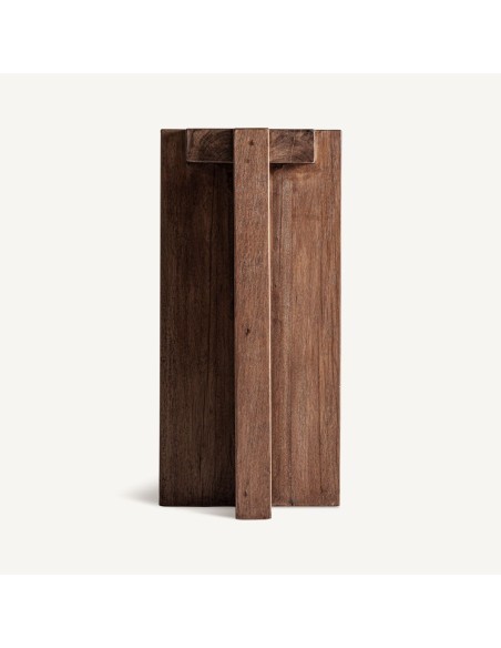 Mesa Auxiliar Brutalist VicalDesign 43x43x90 cm – Escultura Funcional