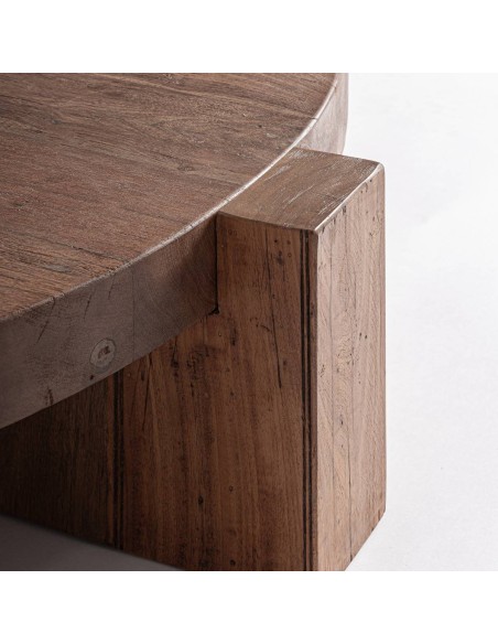 Mesa de Centro Brutalist VicalDesign 127x133x30 cm – Diseño Contemporáneo