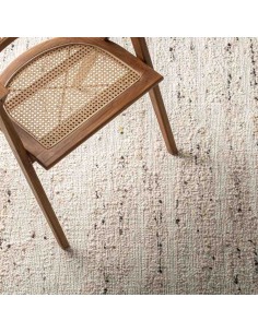 Alfombra Tsure de Lana y Algodón Beige – Estilo Clásico... 2