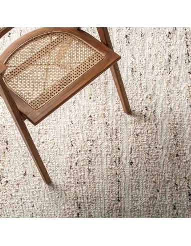 Alfombra Tsure de Lana y Algodón Beige – Estilo...