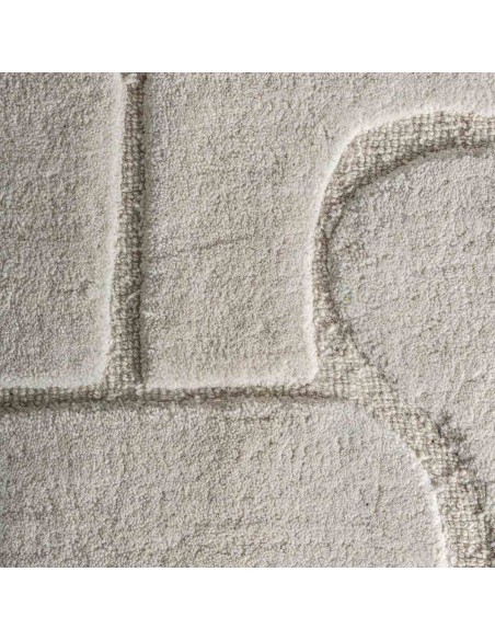 Alfombra Amelie de Lana y Algodón Beige – Estilo Clásico VICAL HOME