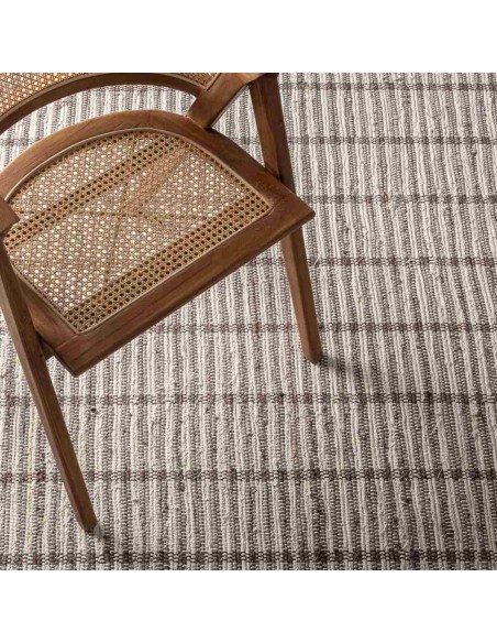 Alfombra Sora de Algodón Beige y Marrón – Estilo Clásico VICAL HOME