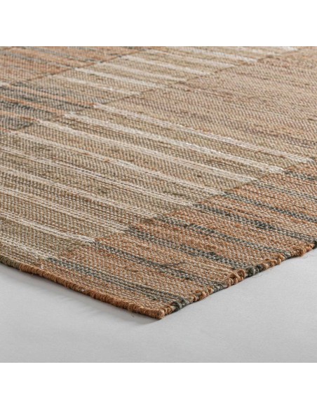 Alfombra Kaela de Yute y Algodón – Tonos Neutros | Estilo Clásico VICAL HOME