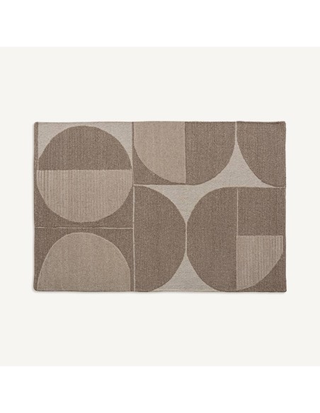 Alfombra Nohara de Lana y Viscosa – Beige y Blanco Roto | VICAL HOME