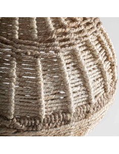 Lámpara de Pie Jalhe Boho en Yute Blanco Roto y Marrón |... 2