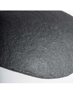 Lámpara de Colgar en Hierro Negro y Papel Maché Bronce |...