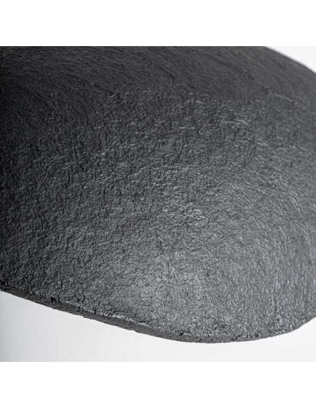 Lámpara de Colgar en Hierro Negro y Papel Maché Bronce | VICAL HOME