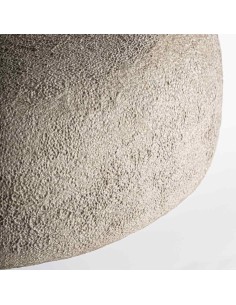Lámpara Colgante de Papel Maché Gris y Hierro Negro –... 2