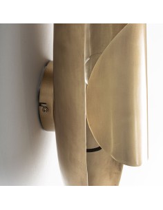 Aplique de Hierro Bronce Dorado Alto – Vical Home 2