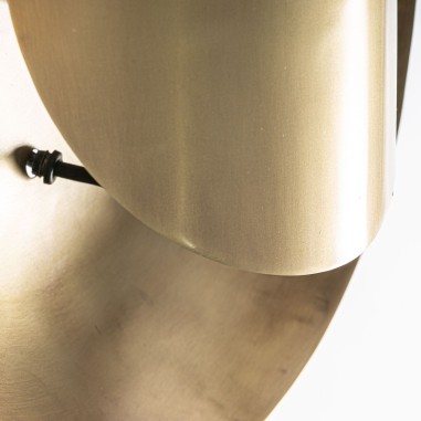 Aplique Carheline de Hierro Bronce Dorado Alto...