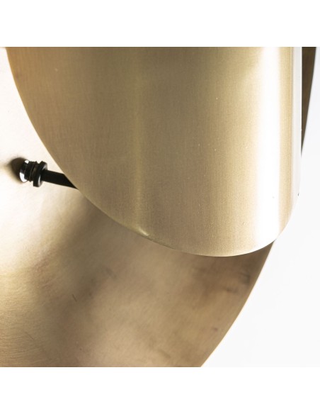 Aplique Carheline de Hierro Bronce Dorado Alto – Vical Home