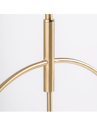 Lámpara Colgante de Cristal Marfil y Acero Oro...