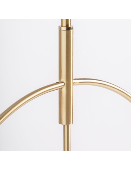 Lámpara Colgante de Cristal Marfil y Acero Oro Viejo – Vical Home