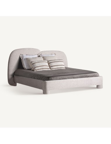 Cama Alevia Contemporánea en Poliéster Beige...