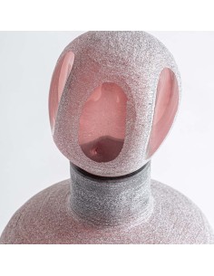 Jarrón Yaeko Alto de Vidrio Rosa y Ámbar – Vical Home 2