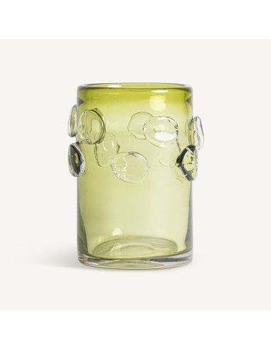Jarrón Kio de Vidrio Verde Traslúcido – Vical Home