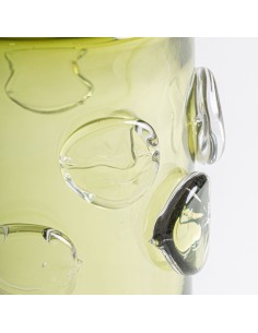 Jarrón Kio Pequeño de Vidrio Verde Traslúcido – Vical Home 2