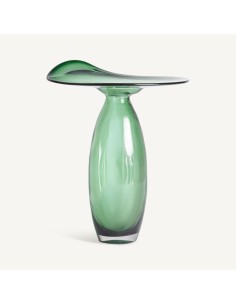 Jarrón Akari Vidrio Verde Traslúcido 42x37x54 cm – Vical...