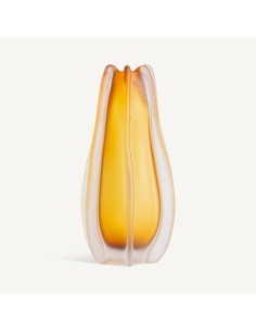 Jarrón Mizuki Vidrio Ámbar 19x19x35 cm – Vical Home