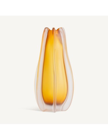 Jarrón Mizuki Vidrio Ámbar 19x19x35 cm – Vical Home