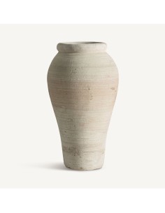 Tinaja Clásica de Arcilla Blanca Envejecida – 59 cm –...