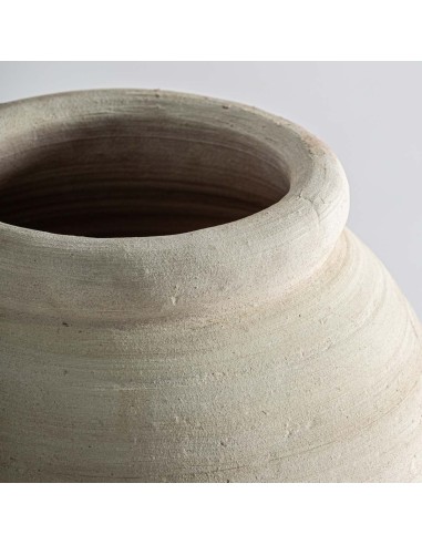 Tinaja Clásica de Arcilla Blanca Envejecida –...