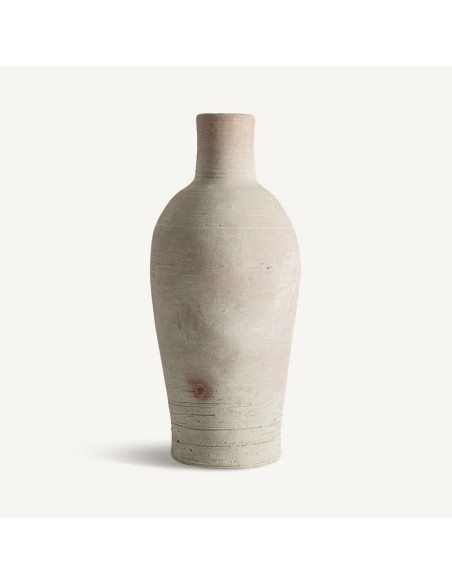 Tinaja Alta de Arcilla Blanca Envejecida – 97 cm – Vical Home