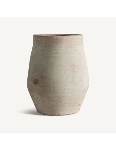 Tinaja Clásica de Arcilla Blanca Envejecida – 65 cm – Vical Home